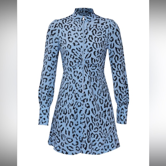 $550 A.L.C Marcella Leopard Print Dress - Picture 9 of 14